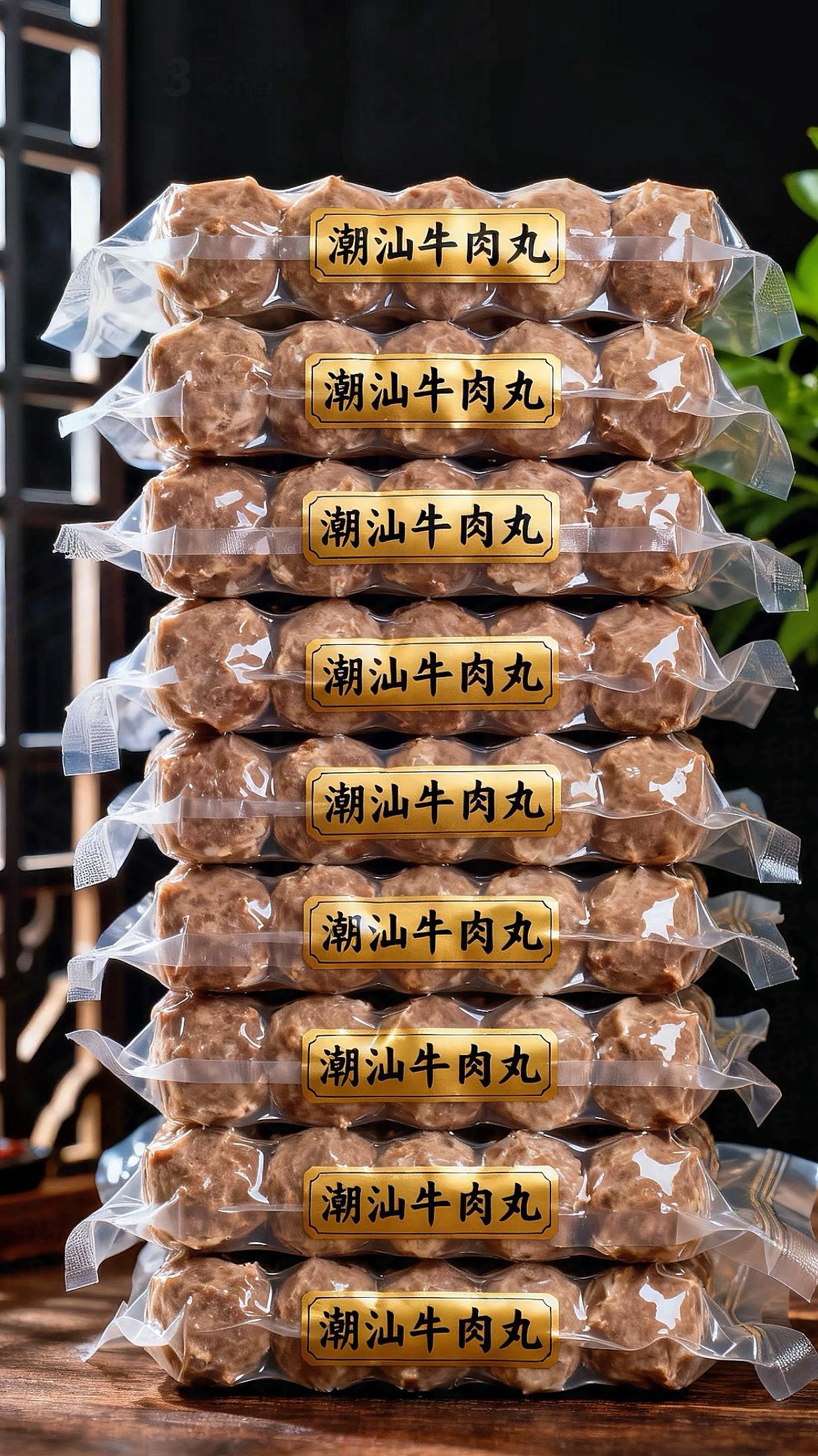 正宗潮汕手打牛肉丸,好吃不贵经济实惠!#潮汕美食 #潮汕牛肉丸 #超便宜超划算 #好吃不贵 #好吃到停不下来