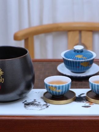 茶台上不能少的茶渣缸#茶具 #茶生活 #茶洗 #召唤茶友