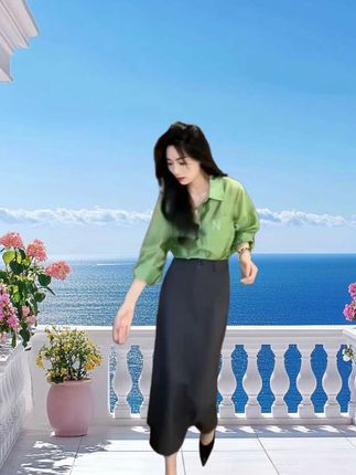 新款时尚显瘦气质女士网红洋气两件套百搭款#无限回购的宝藏单品@D0U十小助手