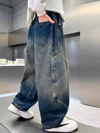 #男童牛仔裤 #谁穿谁好看 #初秋穿搭 #潮酷男孩 #男童穿搭
