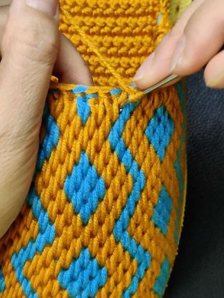 #我的手工作品 #纯手工编织拖鞋