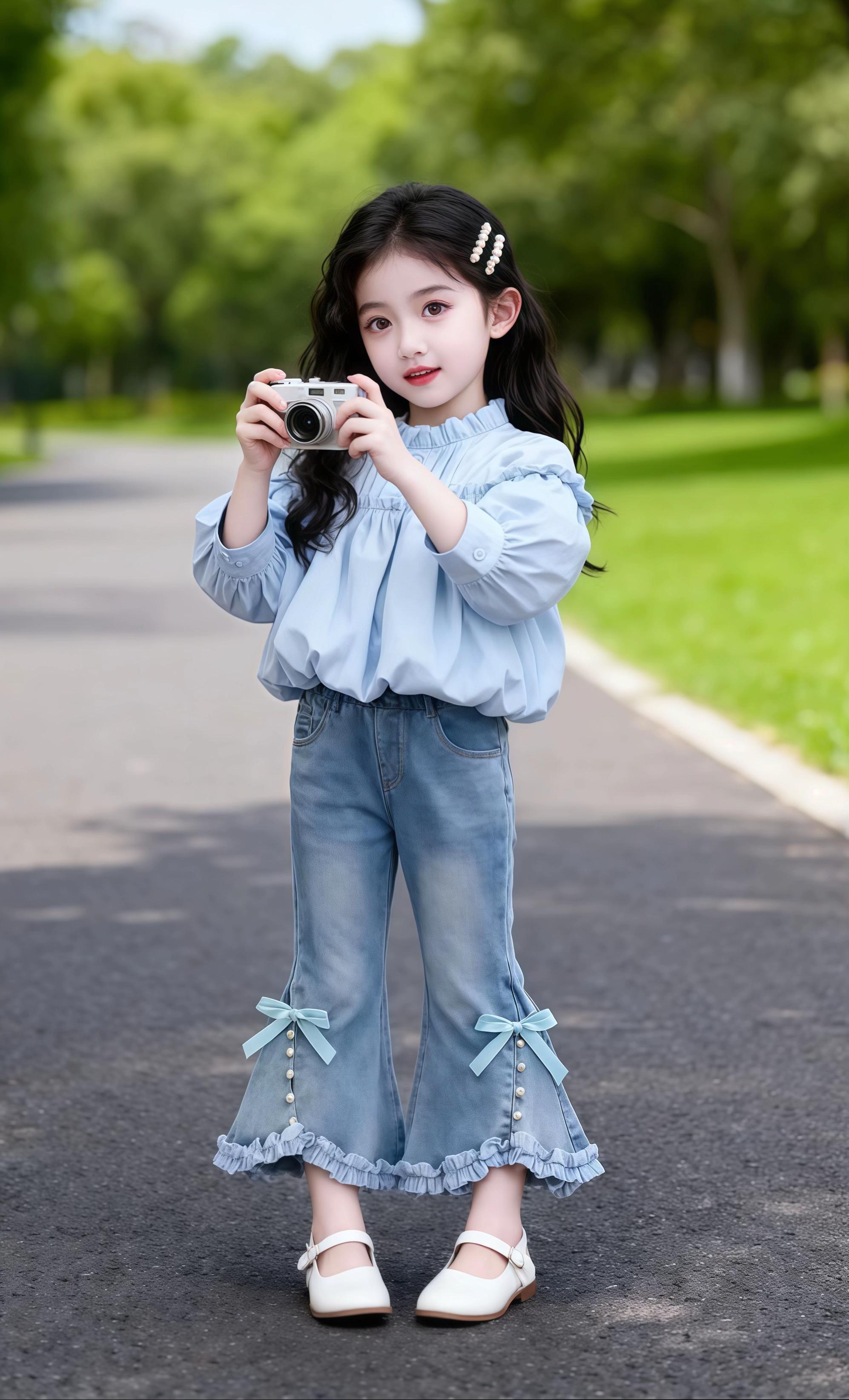 #秋季不露腿穿搭 #森系少女感穿搭#早秋冷冽又随性的气质穿搭 #早秋穿搭三分钟出门不是梦 #女童套装 @DOU+上热门