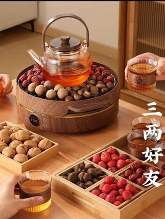 #煮茶茶炉茶具#全套围炉煮茶器具#全套罐罐烤奶茶壶#家用电陶炉煮茶壶#全套围炉煮茶@巨量千川