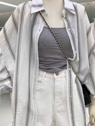 气质休闲衬衫#今日穿搭 #高级感穿搭 #每日推荐 #优雅气质 #夏天穿搭