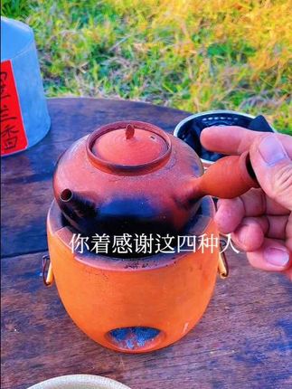 人这一世人,你要感谢这四种人,在你穷的时候借你钱的人,在你艰苦的时候帮过你的人,和你曾经同舟共济的人,在你生病为你倒茶端水的人。其他都是点头之交和格局,有影无!#农村生活日常 #潮汕人#茶道