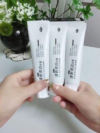 【到手三支】莺妆-清新亮白益生菌牙膏牙龈护理松动净白健齿牙膏#万万没想到#我可真会买#牙膏 #我可真会买