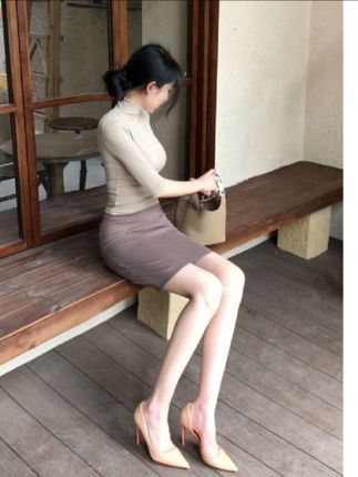 希野逸儿/优雅御姐高腰气质百搭包臀裙紧身韩系显瘦半身裙#气质穿搭 #女人味 #包臀裙 #显瘦半身裙 #御姐