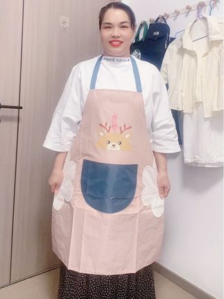 洋气家务网红围裙可擦手厨房家用围裙防水防油 #可擦手防水围裙 #厨房围裙 #围裙推荐 #防水围裙
