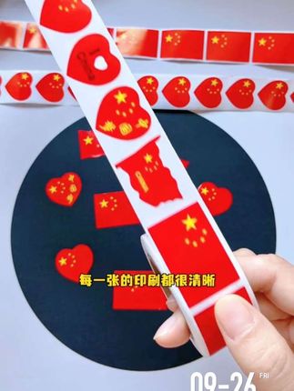 #脸贴国旗 #手拉国旗贴纸 #支持抖音传播正能量 #有点意思