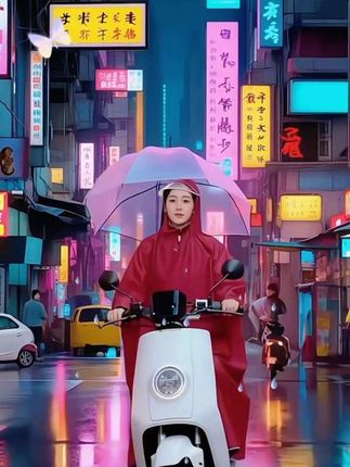 加大加厚雨衣 加量加厚带袖雨衣!电车/摩托/单车都能用,cheng ren男女防雨好物暴雨不漏水,全身防溅湿!加宽帽边+袖口束紧设计,骑车不飘雨,上班族接娃都合适#单人雨衣 #电动车雨衣 #雨衣推荐 #自行车雨衣#加大加厚雨衣