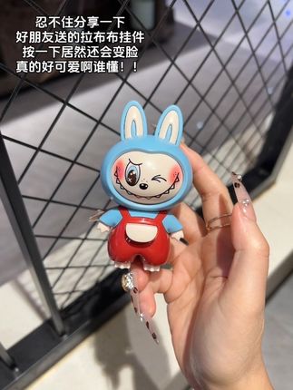 和好朋友一人一个 真的太可爱啦#labubu #挂件挂饰 #拉布布 #变脸玩具 #阔爱炸了
