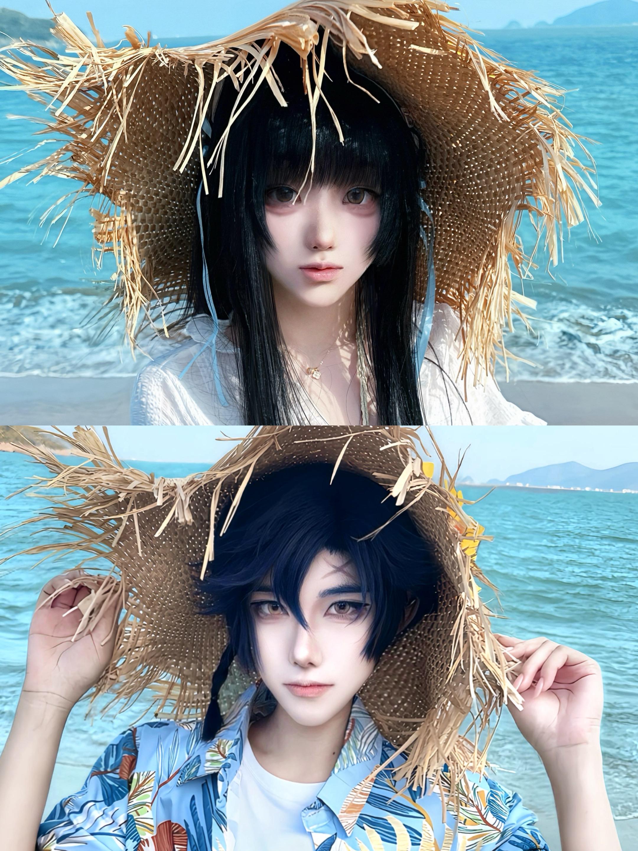 我的心也会像海浪一样 为你心动无数次 #cos #王者荣耀 #曜施 #曜 #西施  (是白玉汤老师的私设!)