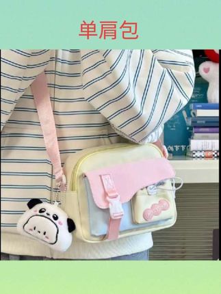 #单肩包 高颜值少女ins包包夏日休闲轻便外出手机包可爱学生百搭斜挎包女#好物推荐🔥 #强烈推荐