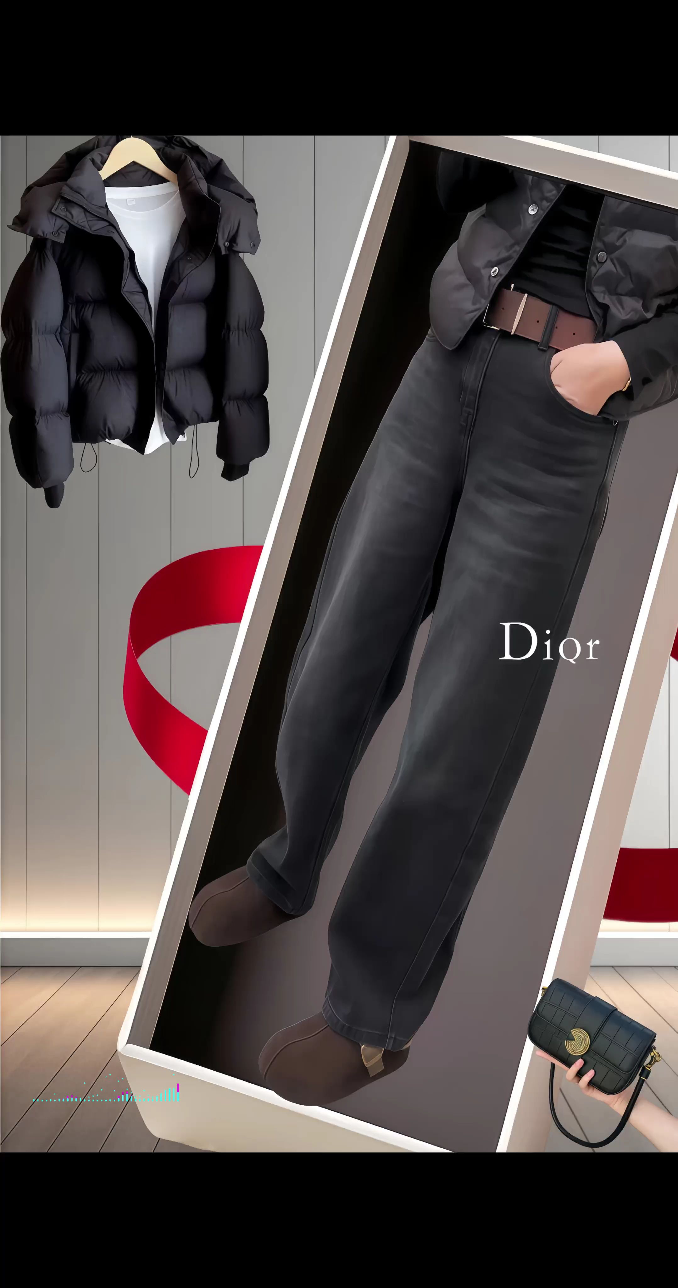 秋季穿搭~#来双11解锁秋冬本命穿搭     午后阳光漫过咖啡厅的木质窗棂,林薇倚着暖棕花箱站定。身上2025秋冬新款直筒牛仔裤太懂穿搭心思,高腰剪裁悄悄托起腰线,宽松窄版裤型藏住腿型小缺点,弯刀裤脚随步履轻晃,裹着恰到好处的慵懒感。   她指尖碰了碰热拿铁杯壁,目光落在路口——等的人一出现,这满街的焦糖色风景,大抵都要成了陪衬。毕竟穿得这样洋气减龄,本就是为了把最好的模样,留给最爱的重逢。#高级感穿搭 #我的秋季购物分享#被烫钻牛仔裤美得移不开眼#我的双11必买清单