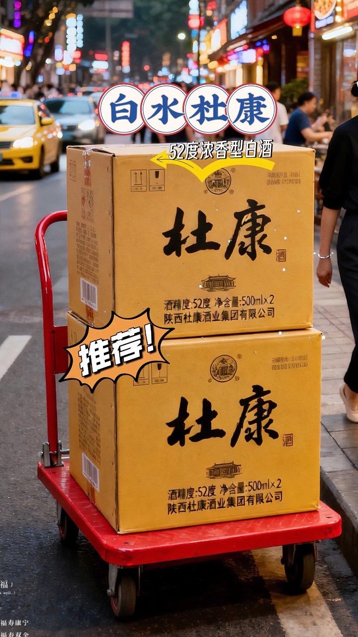 浓香型杜康酒整箱两瓶装。大哥们,快来看这一款白水杜康酒,整箱两瓶装只要19.99,配料干净,纯粮酿造,一瓶500毫升,酒花饱满,酒体通透,包装精致,送人或者招待客人都是很不错的选择,爱喝酒的大哥们不容错过!#好酒推荐 #浓香型白酒 #口粮浓香型白酒酒 #好喝不上头 #白水杜康