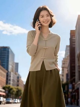 两件套装裙#优雅气质 #减龄气质 #春秋穿搭 #新款连衣裙