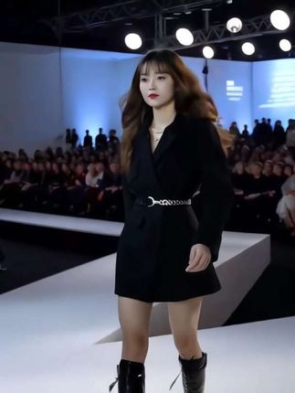 气质韩系轻熟温柔风高级感收腰黑色西装外套女秋冬小个子西装裙子 #预制国庆出游穿搭 #显瘦穿搭#秋季穿搭#穿搭#高级感穿搭