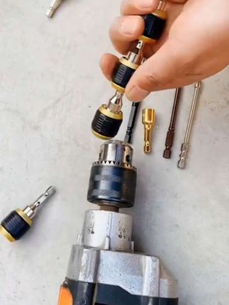 #六角柄大头弹出式快脱自锁连接快速转换器接头手电钻夹头转接器|