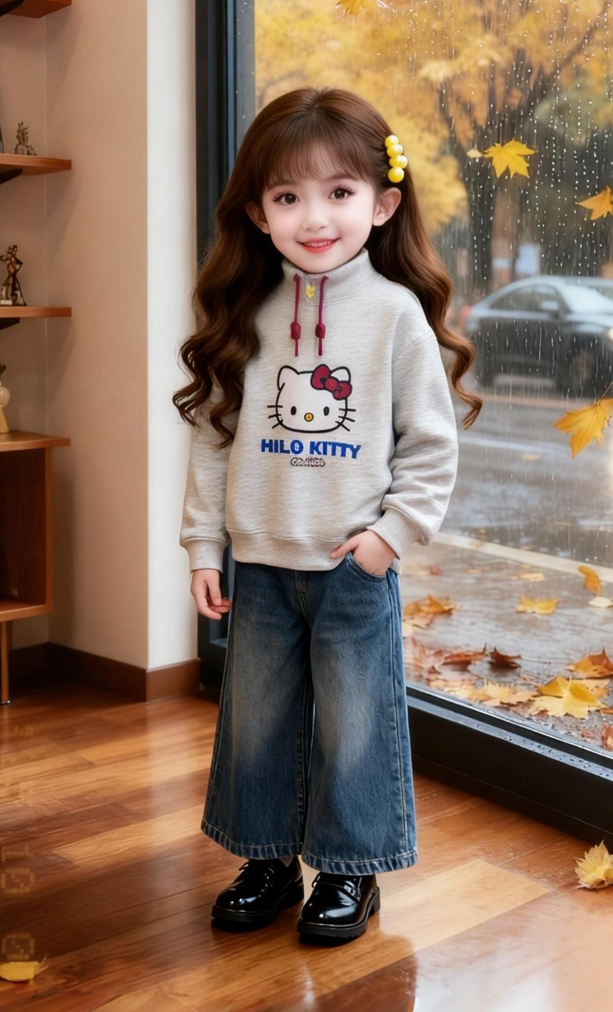 #高品质童装#女童穿搭#时尚卫衣穿搭 #生女儿就是用来打扮的