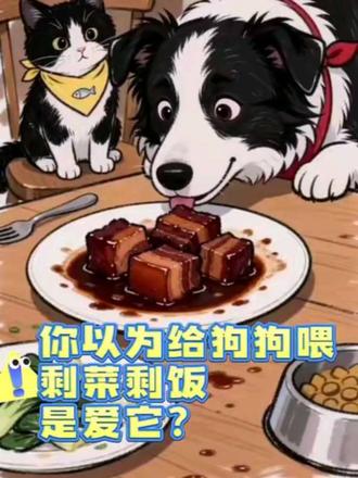 你以为狗狗天生就该吃剩菜剩饭? 发现身边好多朋友都在犯这个错——给狗狗喂高油高盐的家常菜,以为是对它好,其实这哪是什么营养加餐啊?对狗狗身体负担超大的!
#狗狗今天吃什么 #狗吃剩饭剩菜 #正确养狗 #狗狗健康饮食 #养宠进阶指南