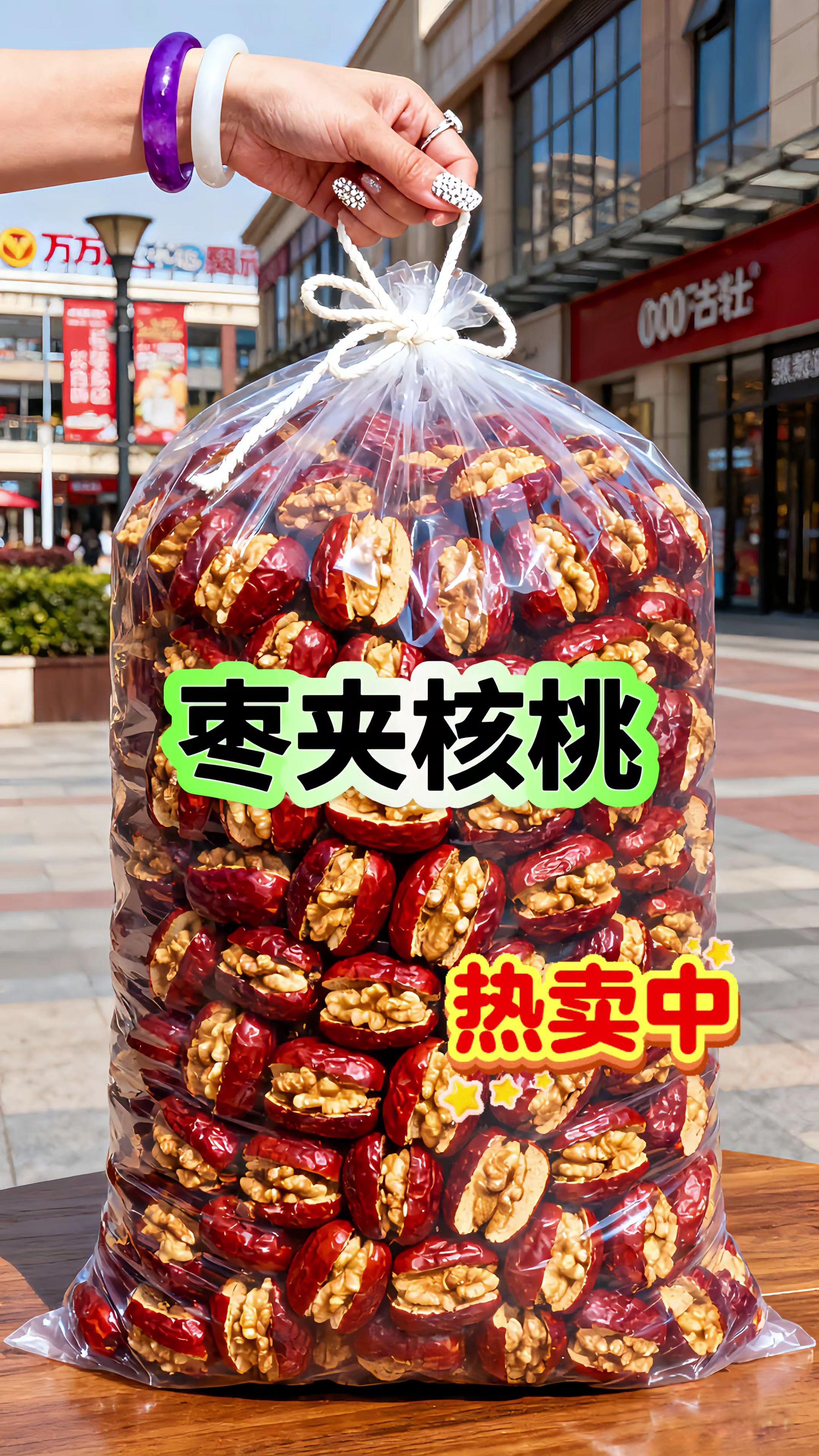 枣夹核桃,一口一个超满足。不用吐核不用剥壳,一口一个超方便!早上赶时间塞两颗当早餐,扛饿又顶饱;下午犯困来一颗,甜香瞬间提精神;追剧时抓一把慢慢炫,比吃糖健康多了,给娃当零食也放心~#枣夹核桃 #健康零食 #办公室必备 #追剧小能手 #强烈推荐
