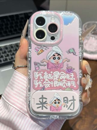 来财小新镜子支架适用苹果16手机壳iPhone15小米14vivoppo华为p70