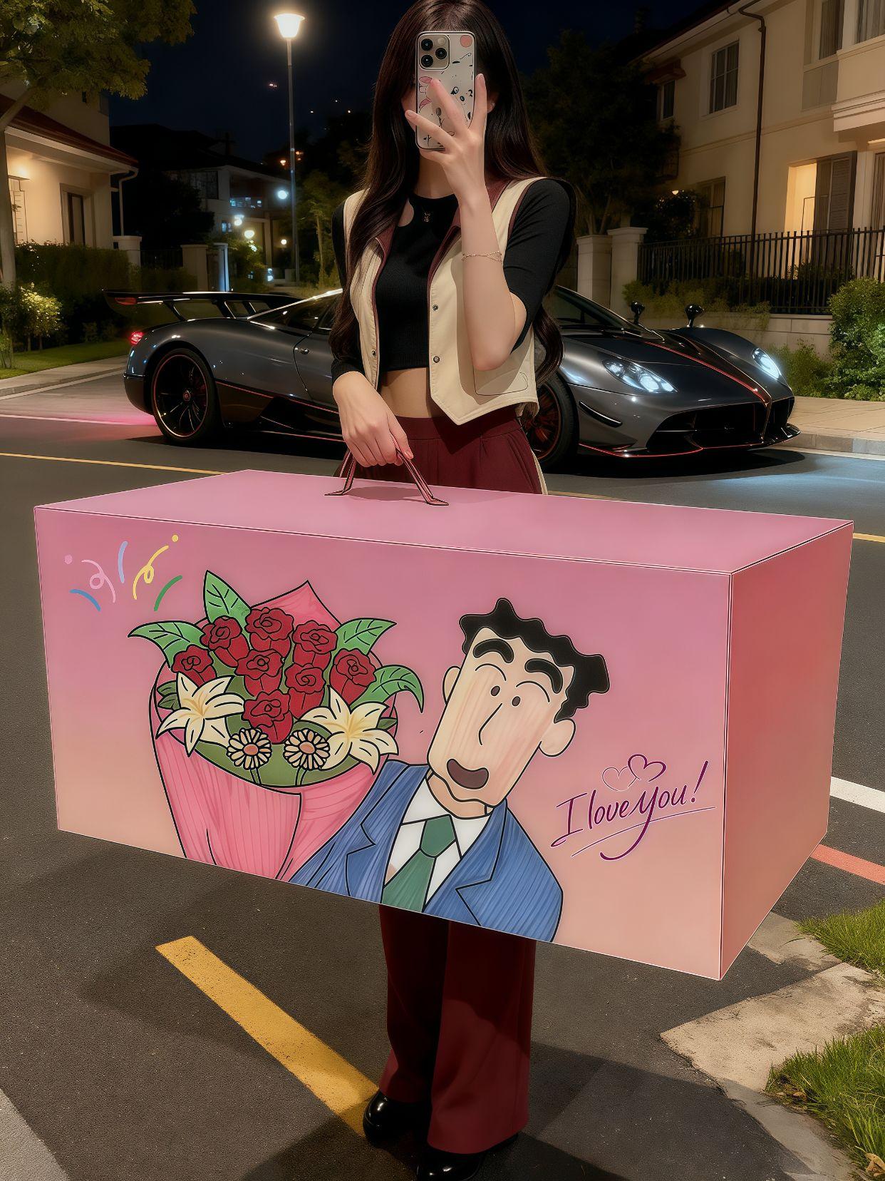 我也收到我的“广志”送的花了。#是广志送给美伢的花花耶 #广志和美伢的爱情 #糟糕是心动的感觉 #惊喜求婚