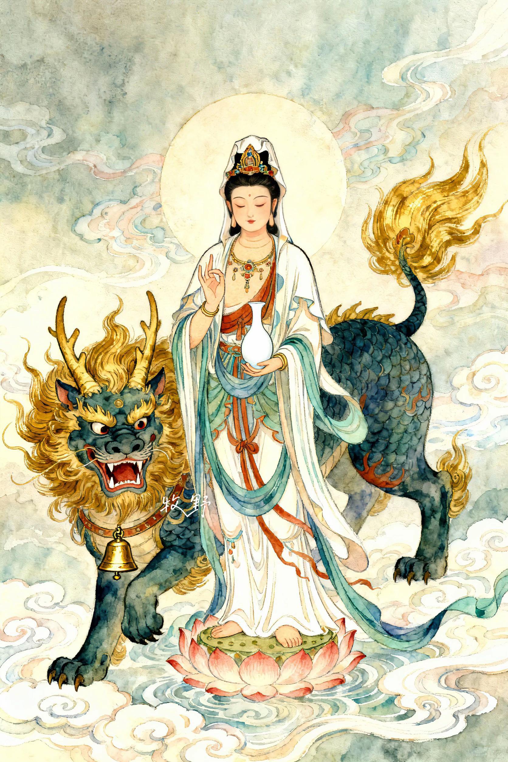 解开昔日旧枷锁,今日方知我是我#国风古韵 #观音大士 #国风雅韵