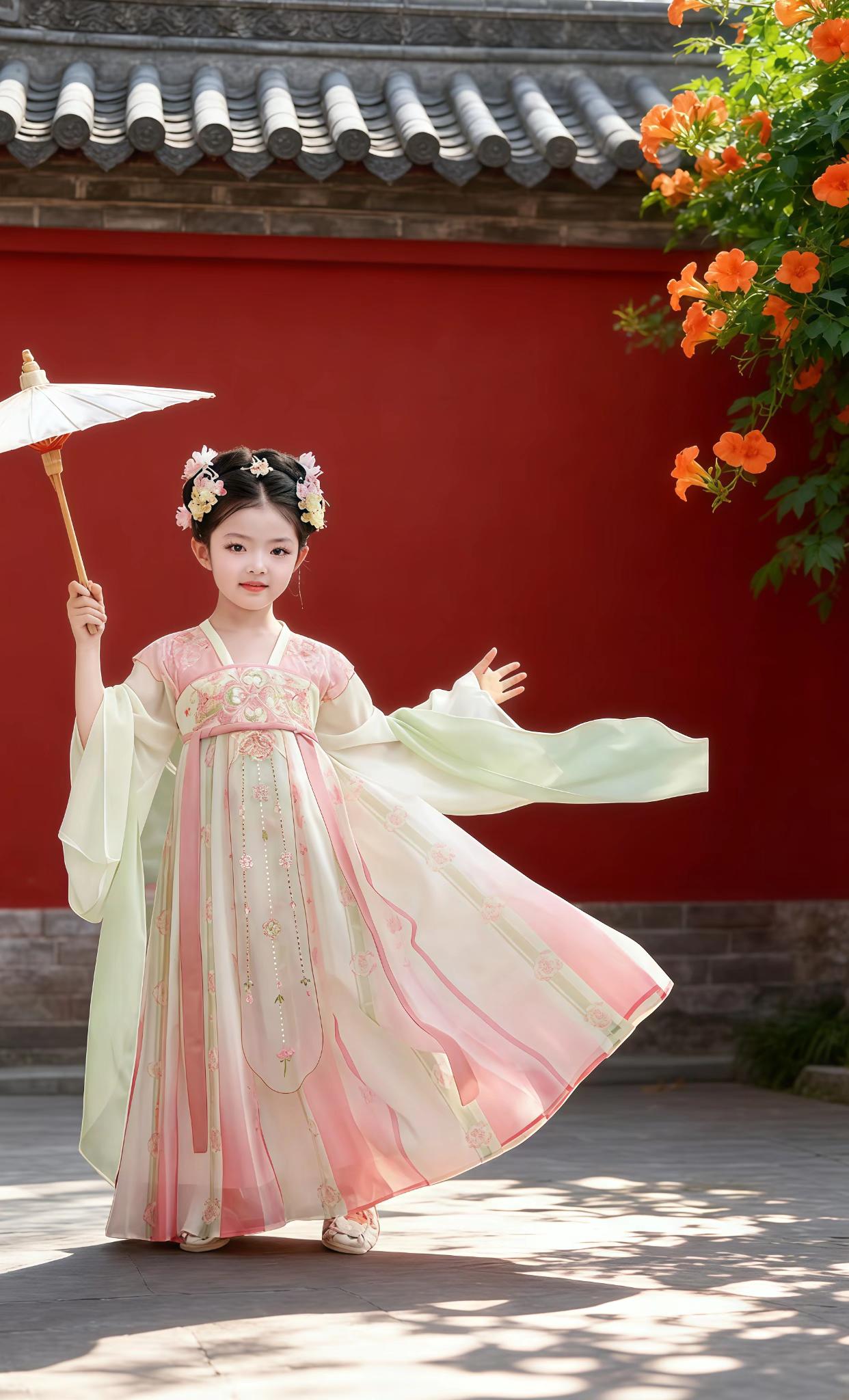#生女儿就要这样穿 #汉服之美在华夏 #这也太漂亮了 #汉服写真 #国风正当红