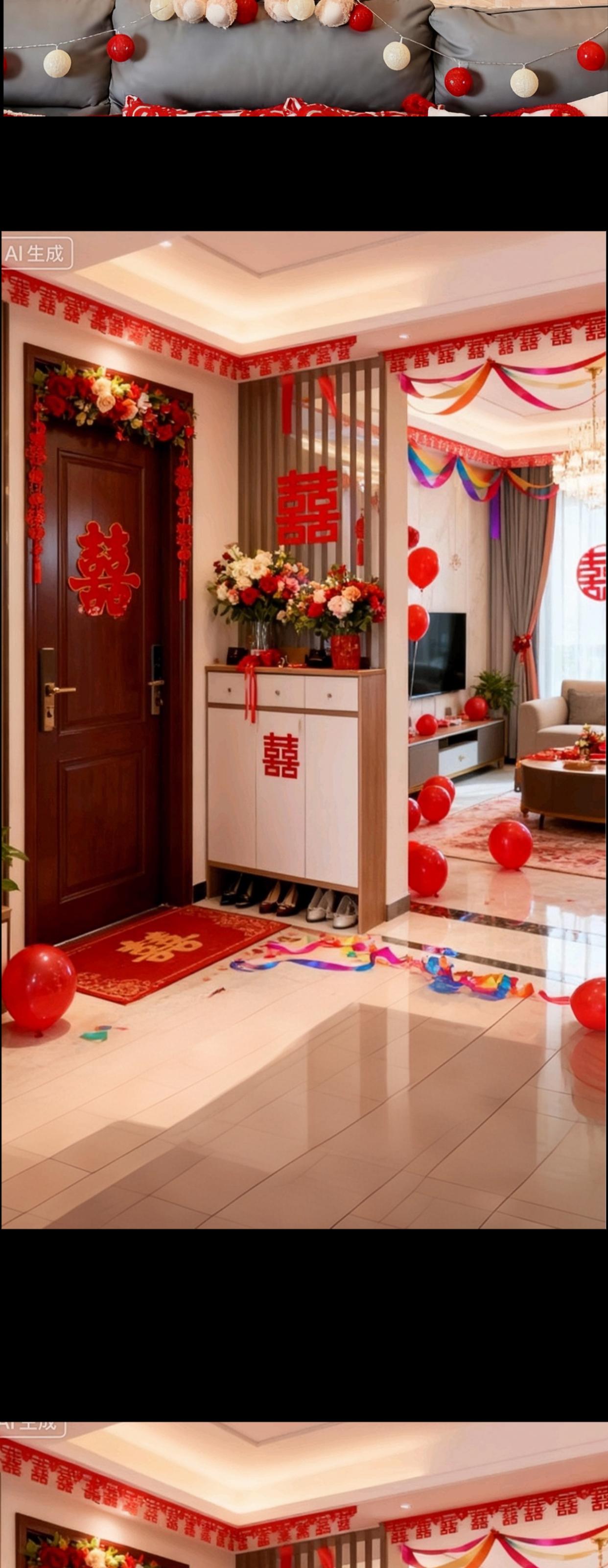 #结婚 #婚房布置 #家有喜事 #红色系 #结婚习俗