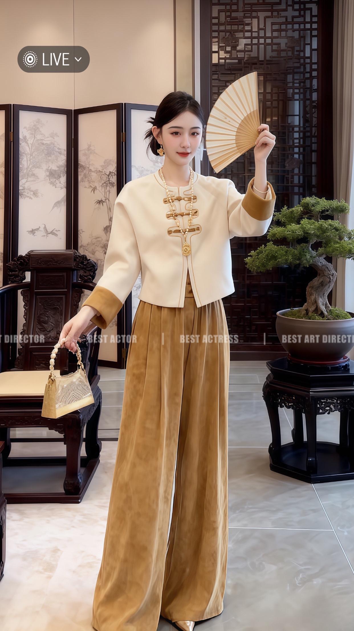 #中式风穿搭 #早秋穿搭三分钟出门不是梦 #秋天穿出红人琥珀流光风高级感 #国风古韵 #预制国庆出游穿搭 @抖加🔥上热门🔥dou+🔥热点宝 @我要上热门 @图文带货帮扶中心