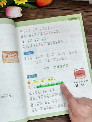 #一年级 语文字词句是基础,准备这本#生字组词造句 每课一类字、二类字、近反义词、多音字都总结好了,每天读一读,记一记,扎实语文基础!#小学语文