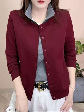 早秋新品#时尚百搭显瘦个性假两件:/ 卫衣#女士长袖上衣#时尚气质百搭