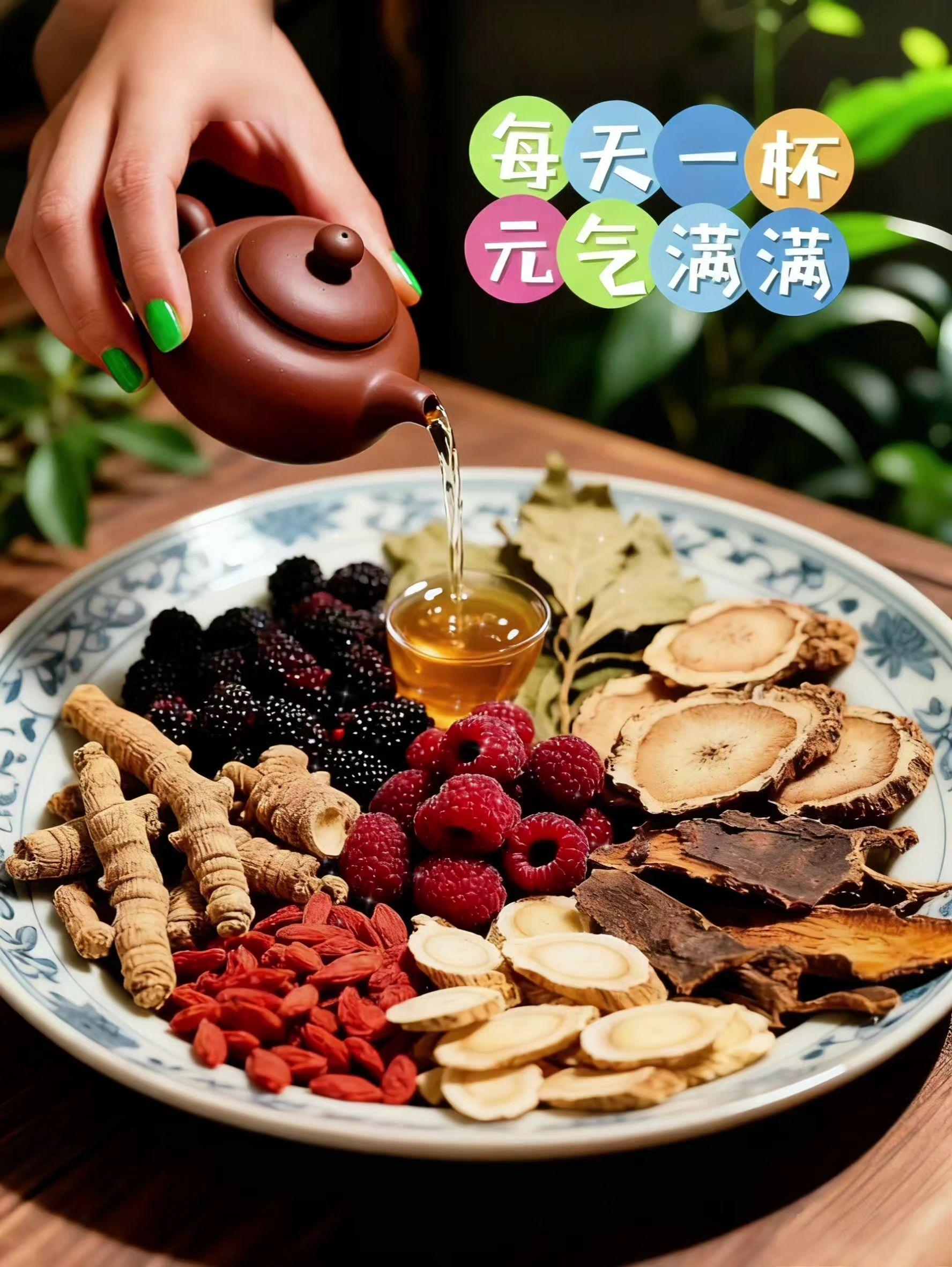 #大哥请喝茶 #人参九宝茶 #男人喝茶 #男人