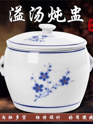 闽南家用溢汤隔水炖盅双层内胆带孔炖锅滴鸡汤#溢鸭汤#溢汤锅#隔水炖盅#爆款#好物推荐@DOU+小助手 @巨量千川