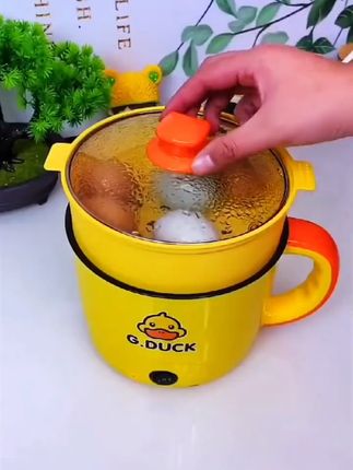 小黄鸭电煮锅#电煮锅#小电锅#不粘锅 #好物推荐🔥