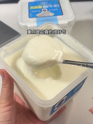 无蔗糖两斤装的大桶酸奶,不仅好喝性价比还高,密封的保鲜盒超级实用,#酸奶 #雪宝 #好吃没压力 #超便宜超划算 #酸奶0蔗糖