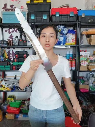 靠山王多功能砍锯两用刀锯子园林便携手锯修剪树枝手工锯#砍锯 #手工锯 #便携手锯