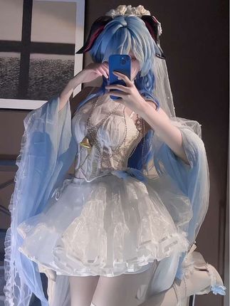 甘雨花嫁@小皖sama #甘雨 #原神 #和我一起玩原神吧 #原神空月之歌