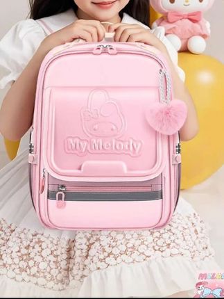三丽鸥美乐蒂减负儿童书包小学生1-3年级女童护脊大容量的双肩包#携带方便 #学生书包 #学生书包 #减负护脊书包 #双肩背包 @巨量千川