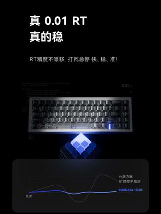 这应该是所有塑料键盘里质感算排得上名次的键盘了吧!#Melgeek #Real67 #磁轴键盘 #游戏外设 #无畏契约