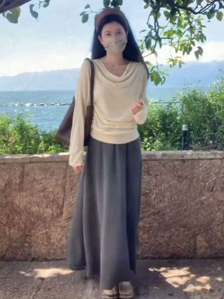 #韩系穿搭 #时尚气质穿搭 #梨形身材穿搭 #穿出自己的风格 #慵懒风穿搭 @DOU+小助手