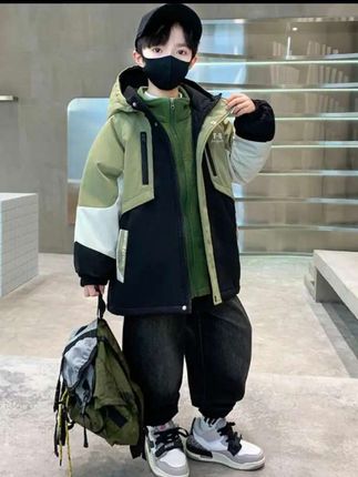 #男童冲锋衣#可拆卸冲锋衣#三合一冲锋衣#冲锋衣#冲锋衣外套