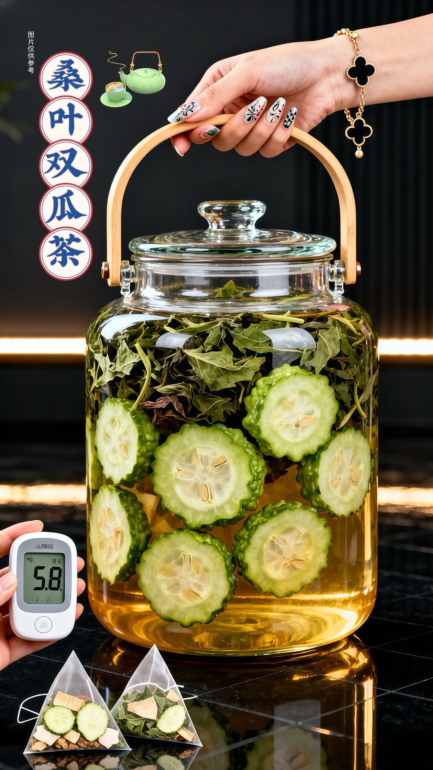 桑叶双瓜茶,甄选桑叶、冬瓜干与苦瓜干,经悉心配比,成就这一味清润。沸水入壶,顷刻间茶香便袅袅弥散。轻嗅时,是桑叶的清幽、冬瓜的甘芳与苦瓜的微苦交织,层次分明又和谐相融。#喝养生茶 #桑叶双瓜茶 #桑叶茶好处多多 #苦瓜桑叶冬瓜茶 #冬瓜桑叶苦瓜茶@上热门🔥🔥🔥 @抖音创作小助手 @DOU+上热门