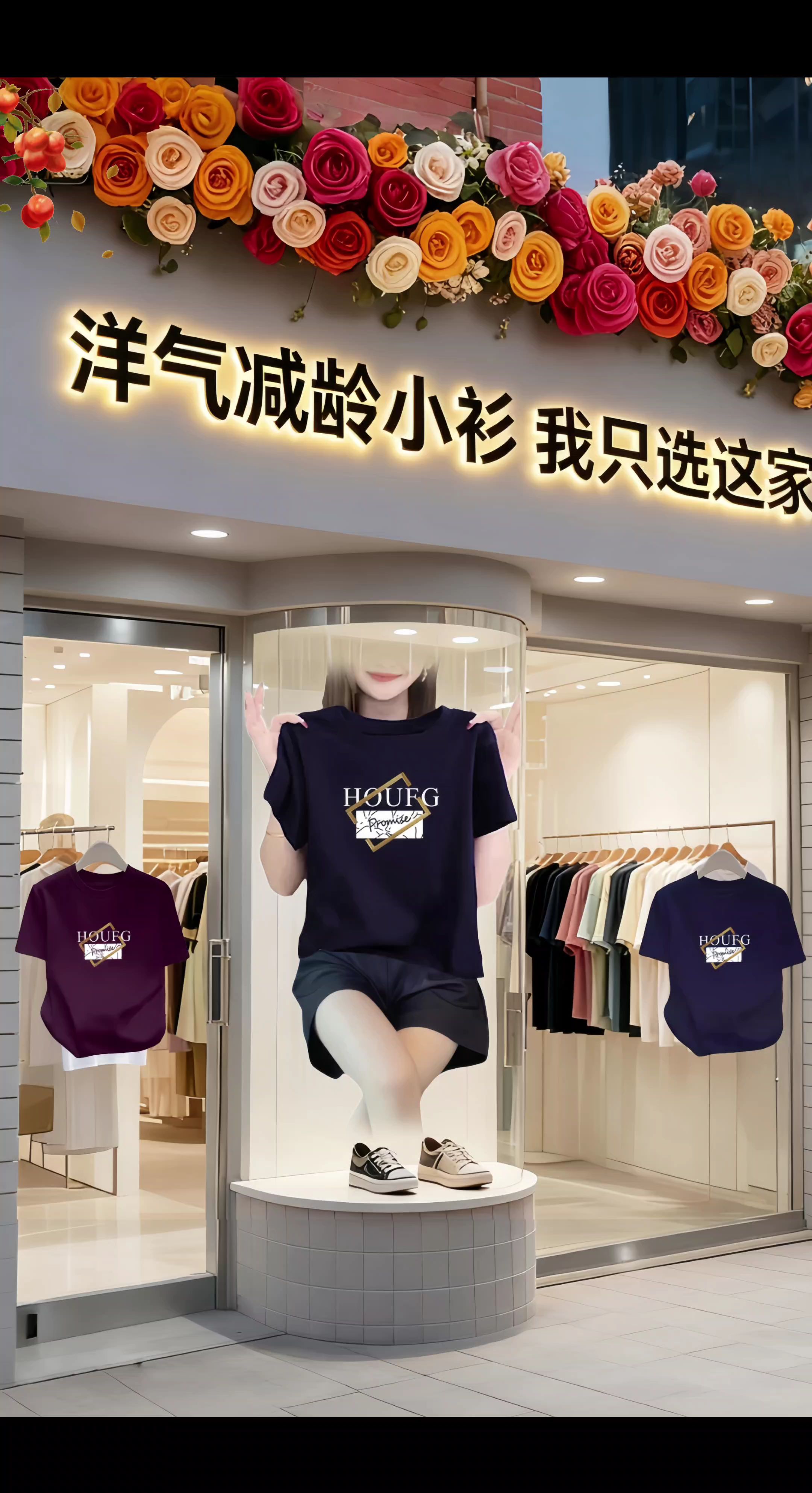 #短袖t恤 #显瘦穿搭 #减龄穿搭 #不挑年龄不挑身材 #百搭上衣