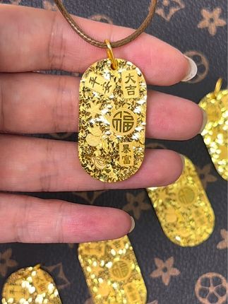 吉言碎冰冰金条无事牌 #足金 #珠宝首饰 #黄金