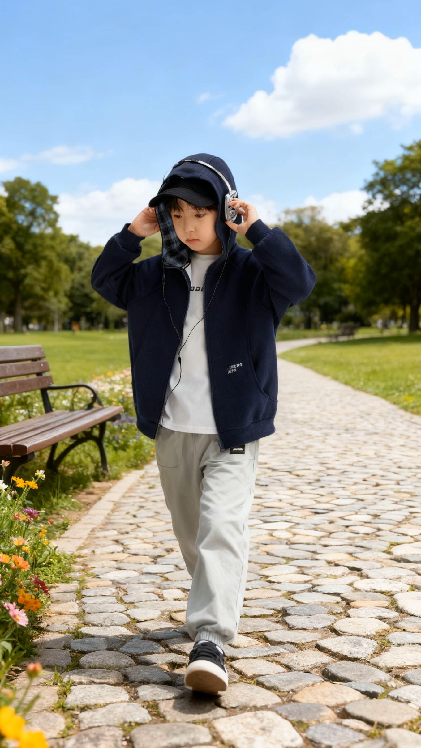 【阳光少年】左西童装男童卫衣外套连帽2025新款儿童春秋装开衫大童#男童穿搭 #男童外套#童装 #童装搭配 #外套