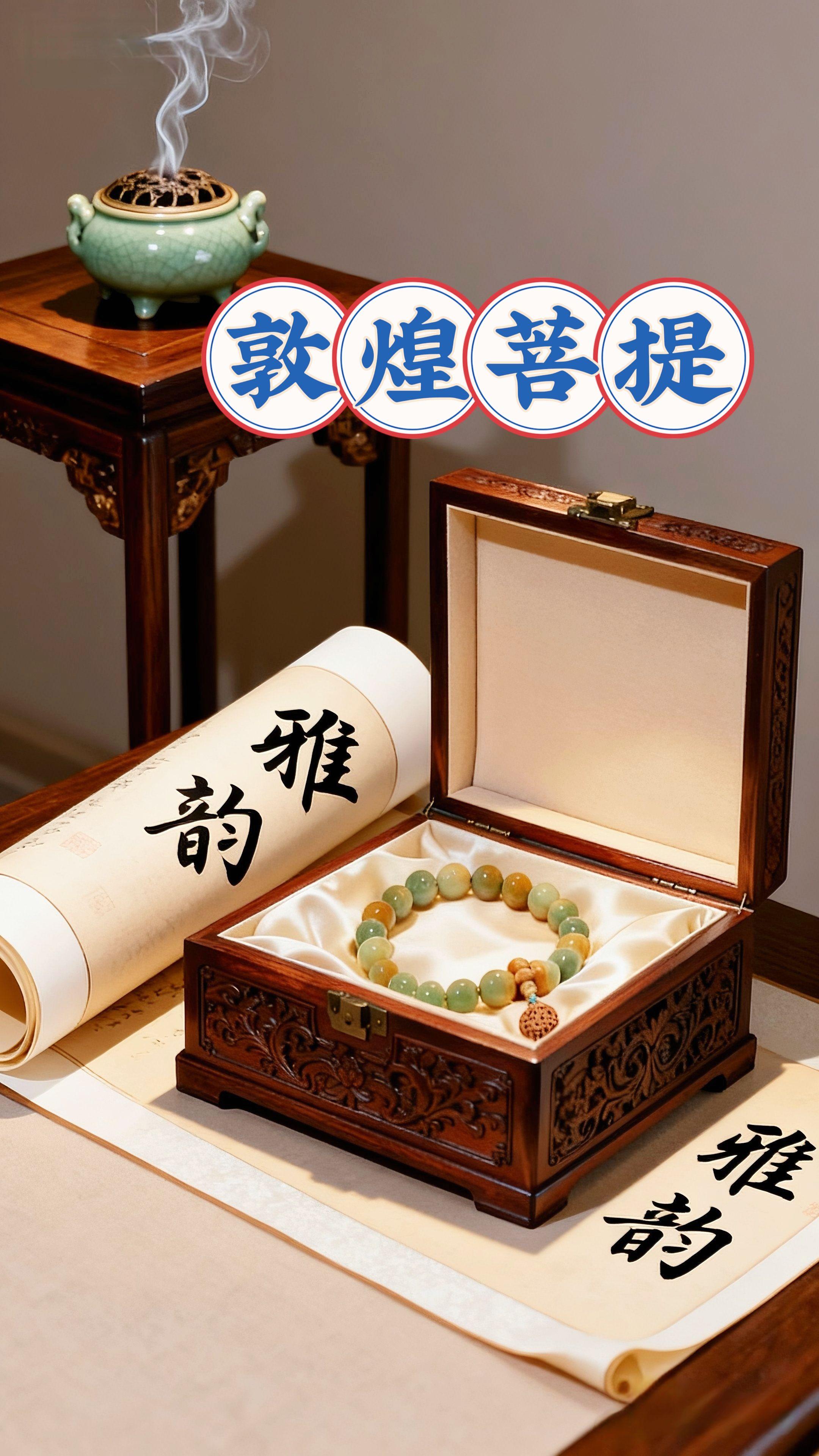 敦煌菩提大尺寸18mm手持手串。#文玩爱好者 #手串 #菩提手串 #国学文化