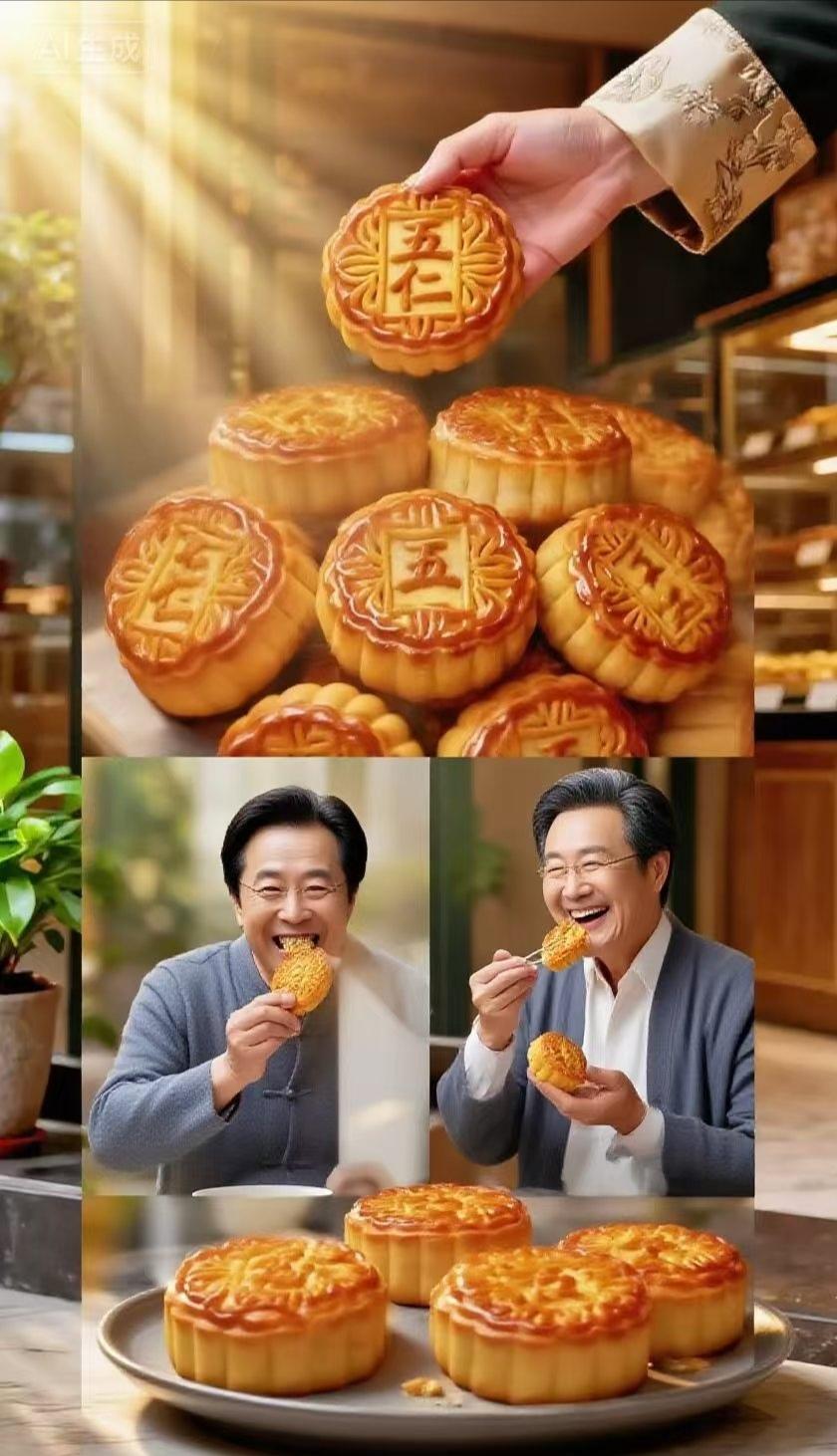 中秋佳节,五仁月饼那独有的滋味,无疑是节日里最具代表性的味道。它精心挑选核桃、杏仁、花生、瓜子、芝麻这五种高品质果仁,每一颗都饱满得如同璀璨明珠,咬下去酥脆感十足。清甜的果脯与绵密的饼皮与之搭配,当轻咬一口,坚果浓郁的香气刹那间在口腔中弥漫开来。果脯恰到好处的微甜,巧妙地平衡了果仁的油脂,使得每一口都能带来满满的愉悦和满足。 五仁月饼,绝非仅仅只是一块普通的月饼,它深深镌刻着中秋记忆中那独一无二的味道。在这阖家团圆的美好时刻,就让五仁月饼相伴,留存住家中那份温暖的情谊。 #中式糕点 #五仁月饼 #月饼 #手工美食 #新鲜出炉
