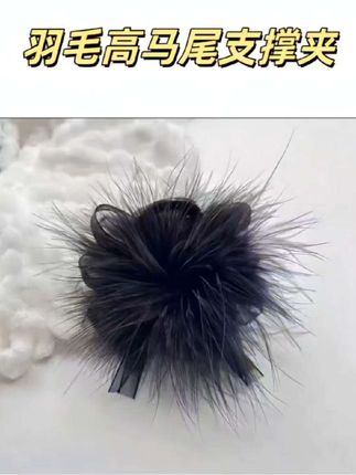 姐妹们,羽毛抓夹装饰发型真的又低调又有氛围感!不管发量多发量少,夹上就是蓬松高颅顶饱满后脑勺!!#简单好看发型 #精致女人必备 #美出高级感 #羽毛抓夹 #喷泉半扎发